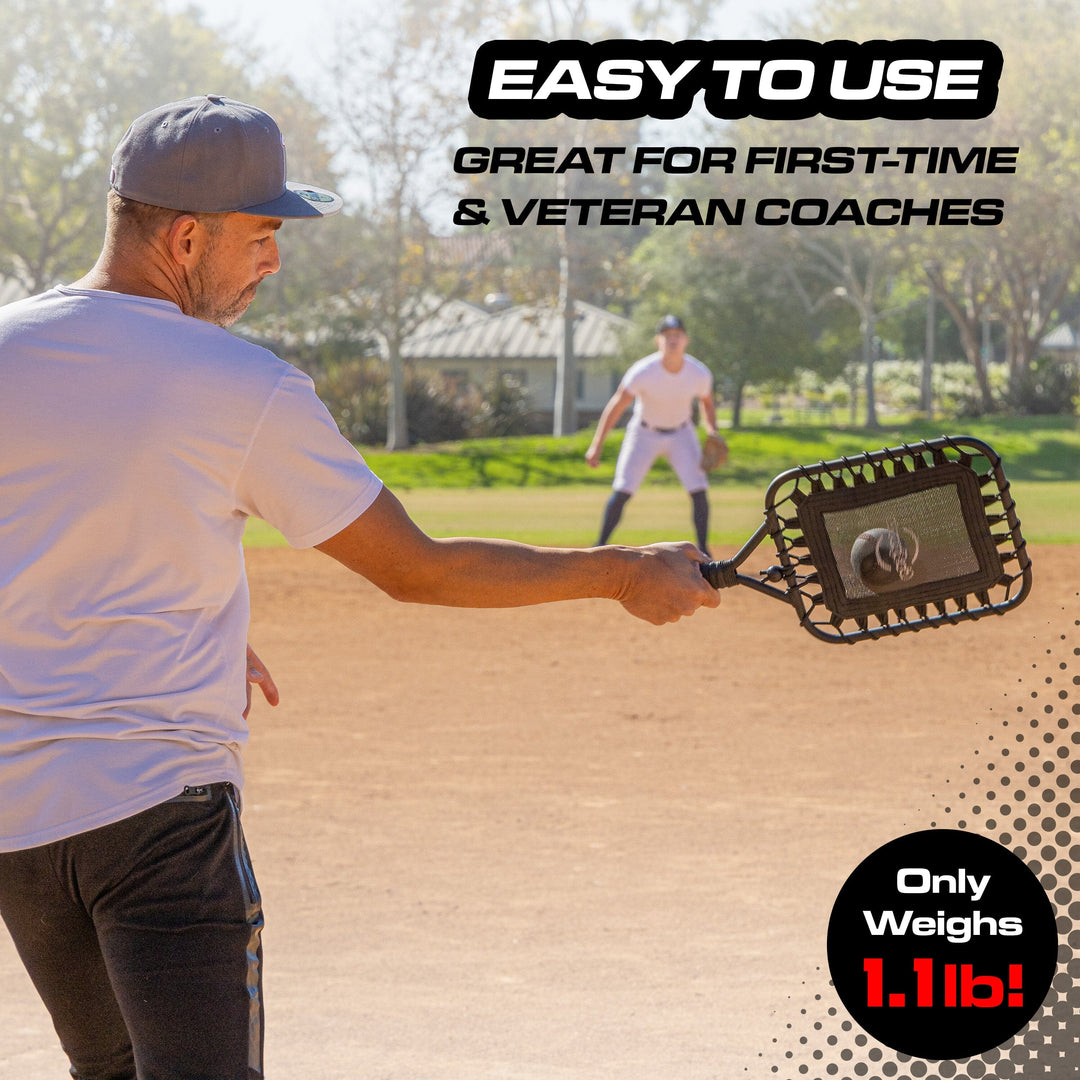 PlayGoSports.com GoSports Fungo Baseball Racket for Fly Balls, Grounders, and Line Drives