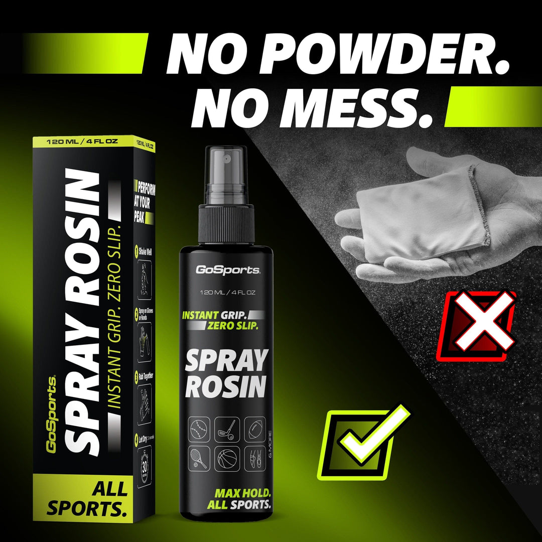 PlayGoSports.com GoSports Grip Spray for Hands & Gloves - 4 oz Spray Rosin for Baseball, Football, Basketball, Golf, & More