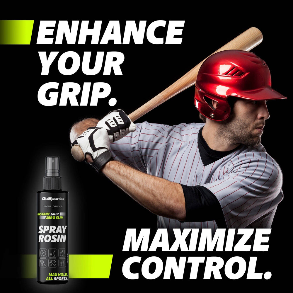PlayGoSports.com GoSports Grip Spray for Hands & Gloves - 4 oz Spray Rosin for Baseball, Football, Basketball, Golf, & More