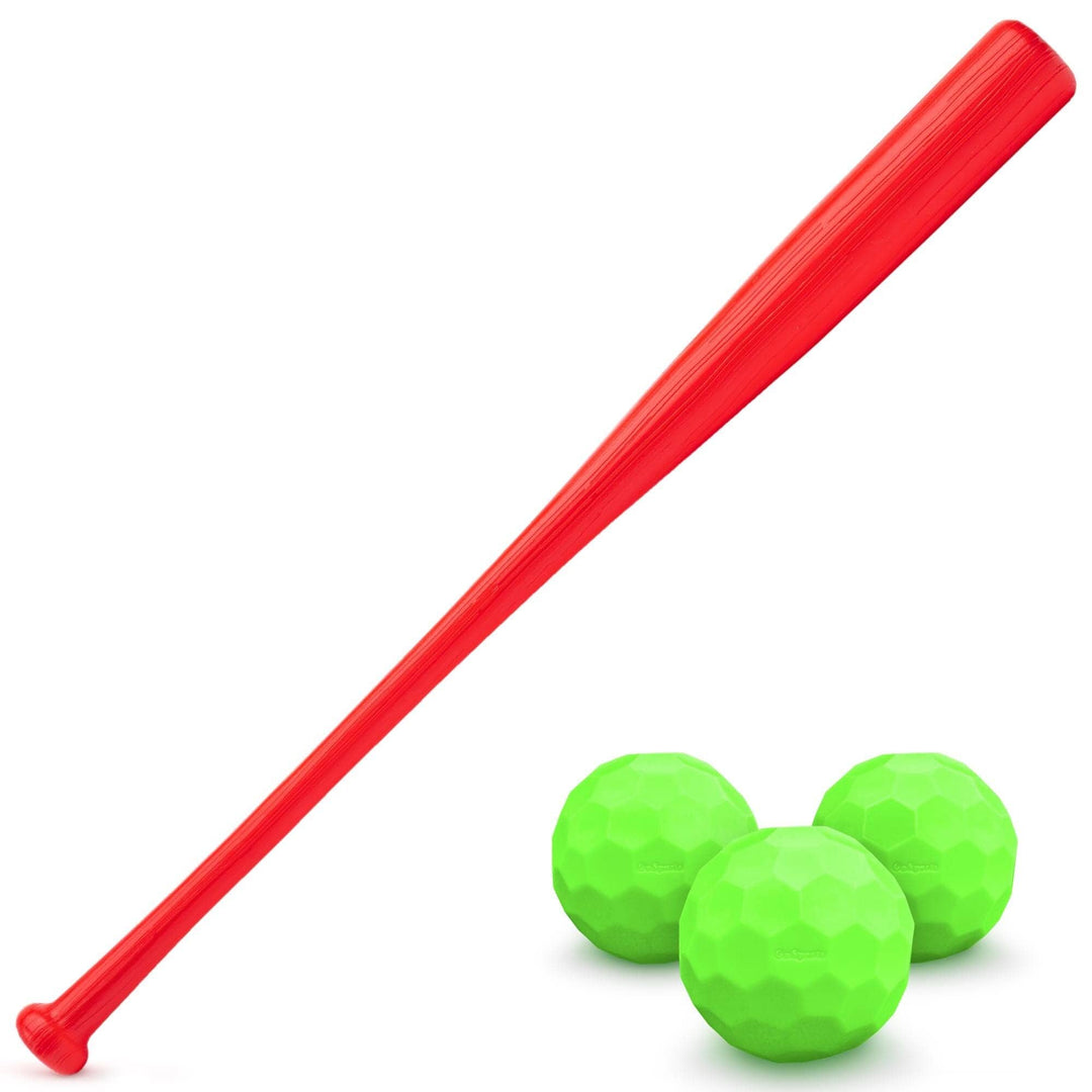 PlayGoSports.com GoSports LotBall Backyard Baseball Bat and Ball Set - Plastic Baseball Game for Kids