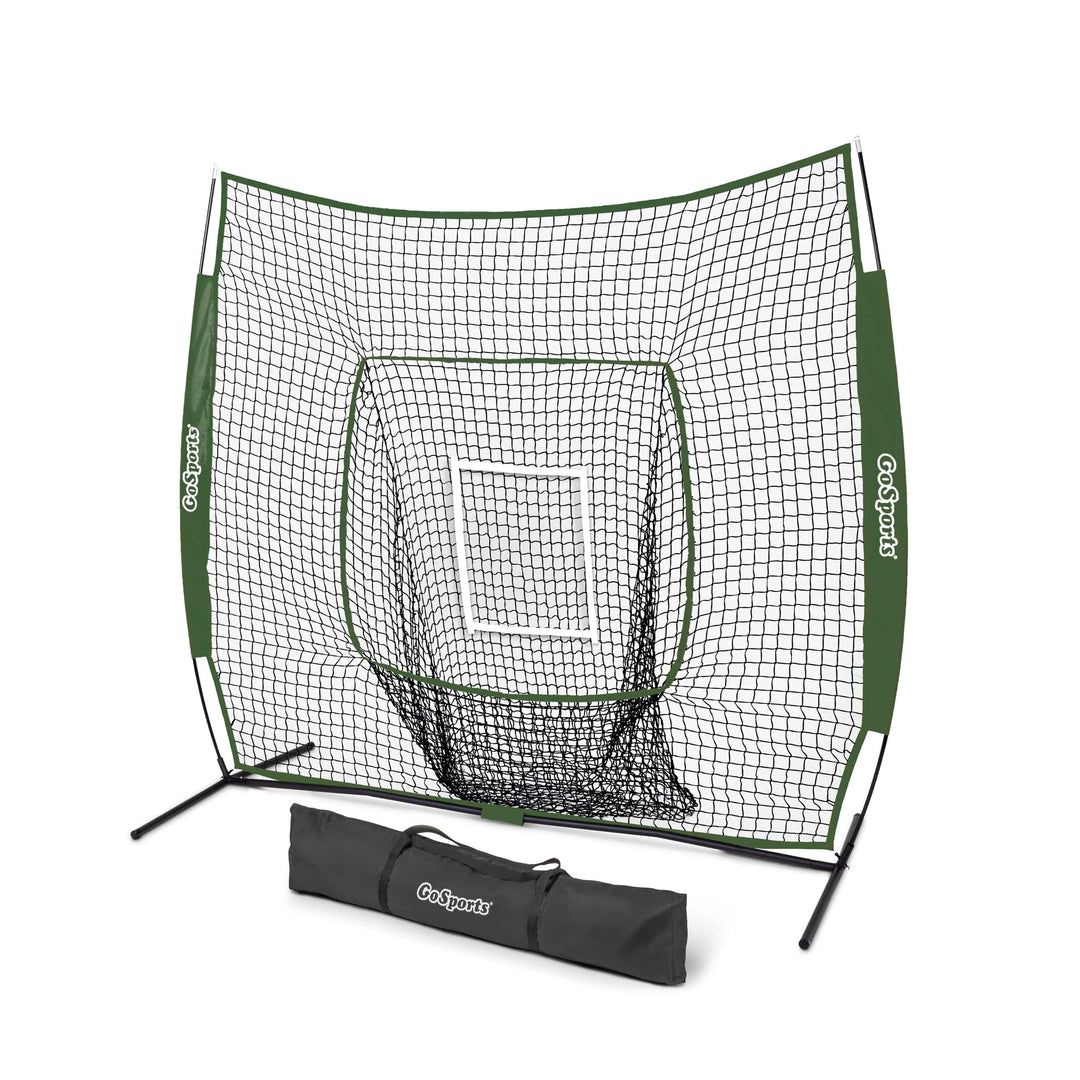 PlayGoSports.com Green 7' x 7' Baseball Hitting Net