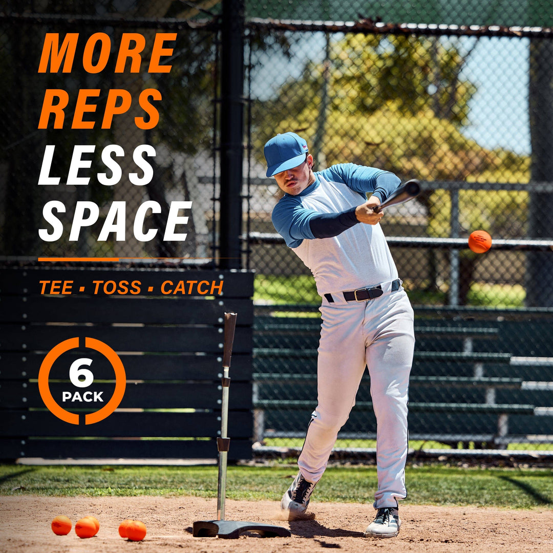 PlayGoSports.com Limited Flight Practice Baseballs, 6-pk
