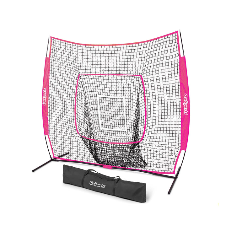 PlayGoSports.com Pink 7' x 7' Baseball Hitting Net