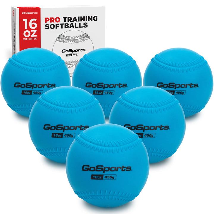 PlayGoSports.com Pro 16 oz Weighted Training Softballs