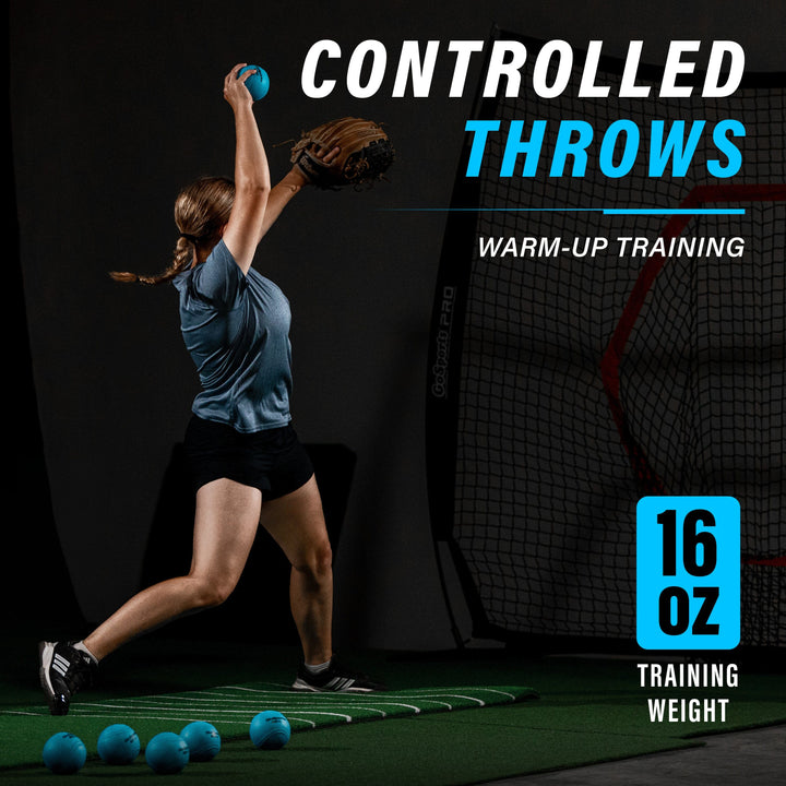 PlayGoSports.com Pro 16 oz Weighted Training Softballs