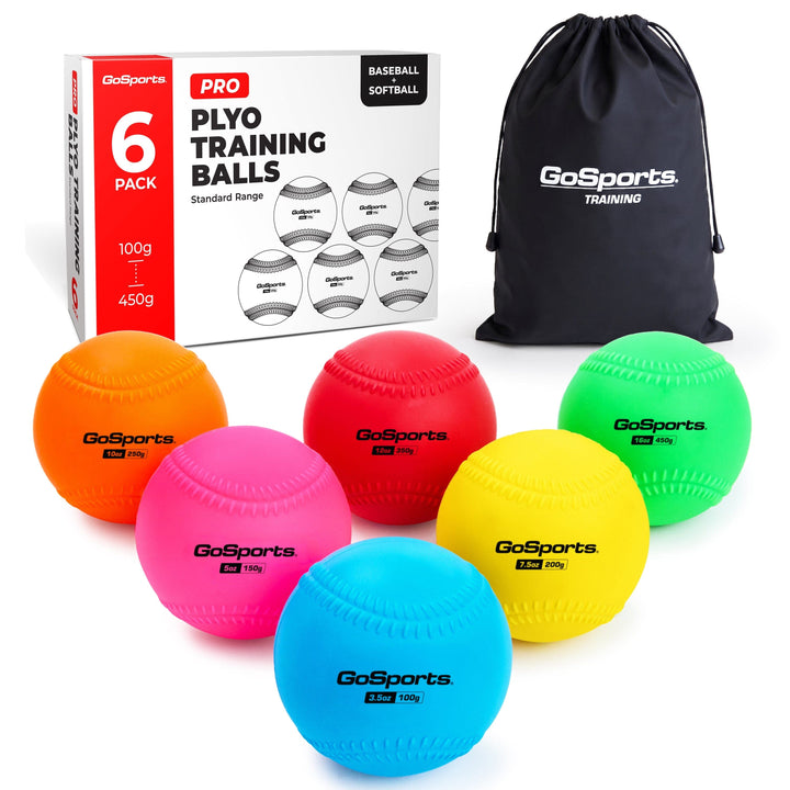 PlayGoSports.com Pro Pro Plyometric Training Balls, 6-pk