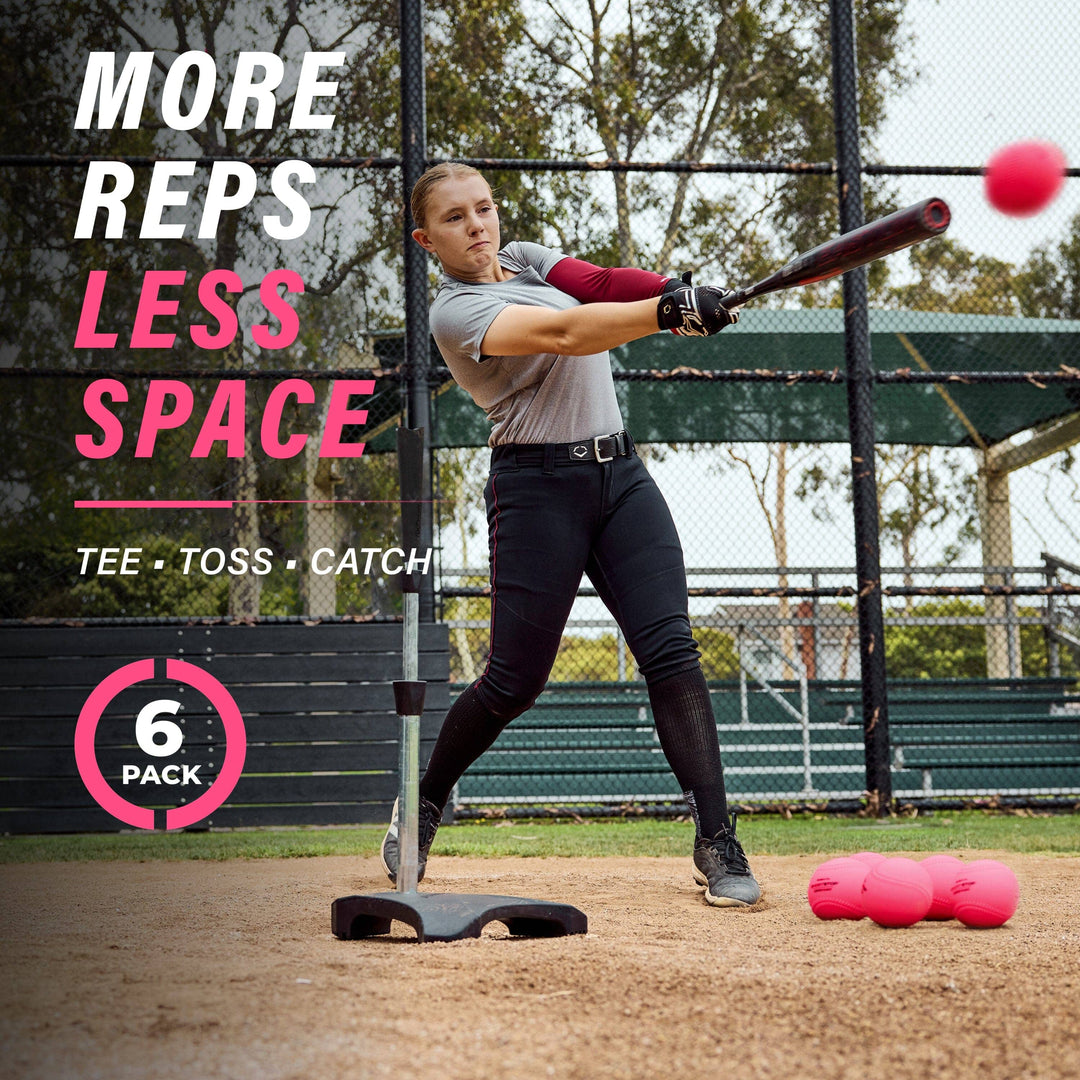 PlayGoSports.com ShortStop Limited Flight Practice Softballs, 6-pk