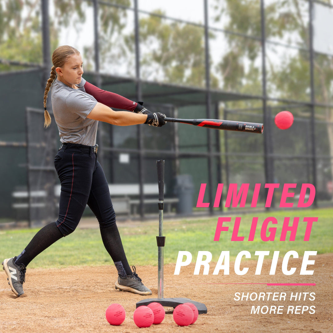 PlayGoSports.com ShortStop Limited Flight Practice Softballs, 6-pk