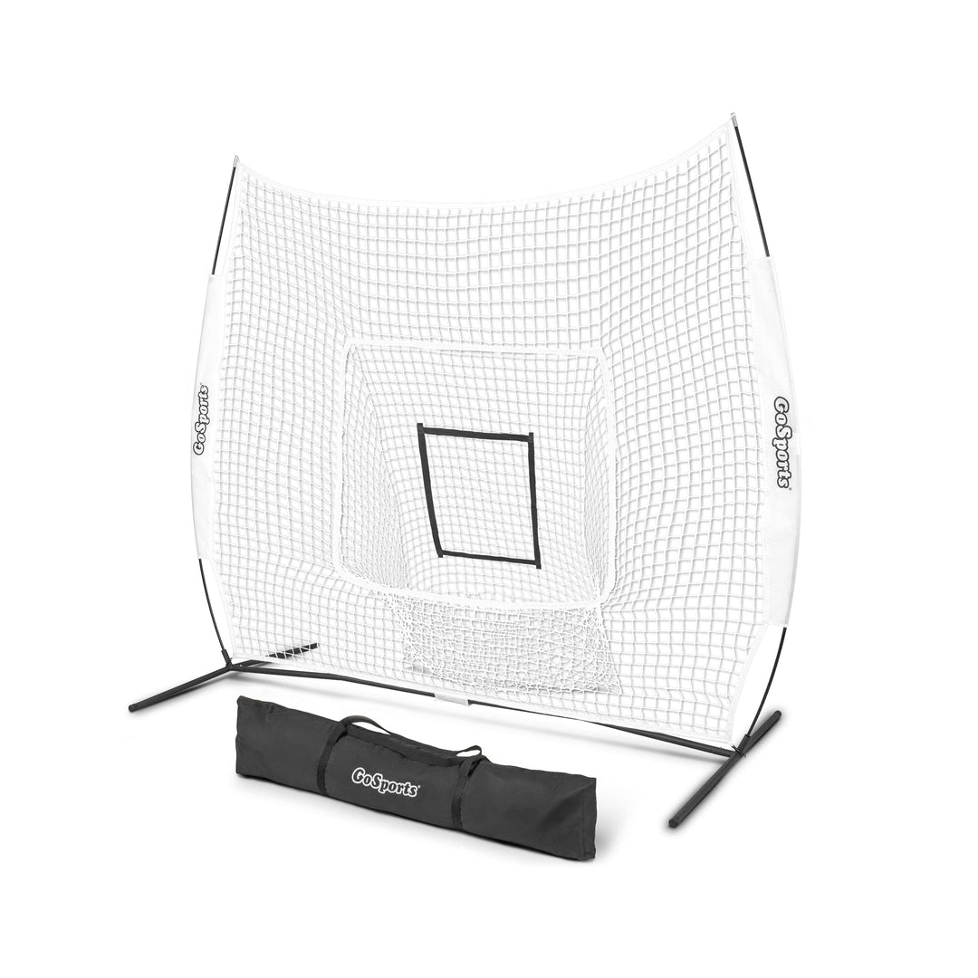 PlayGoSports.com White 7' x 7' Baseball Hitting Net
