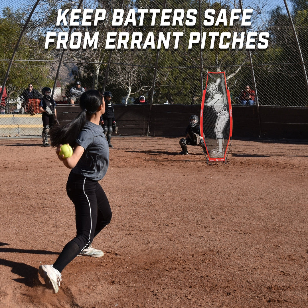 PlayGoSports.com Xman GoSports Baseball & Softball Xtraman Dummy Batter Pitching Training Mannequin - Practice Pitching Aid