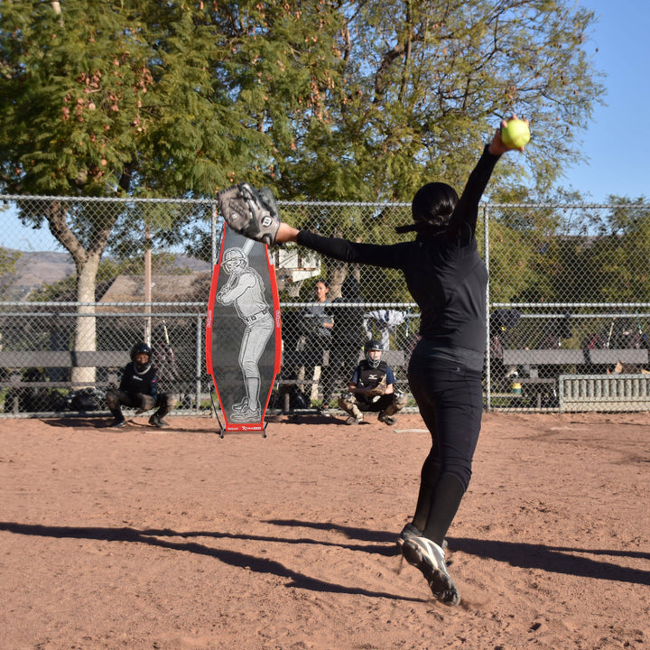 PlayGoSports.com Xman GoSports Baseball & Softball Xtraman Dummy Batter Pitching Training Mannequin - Practice Pitching Aid