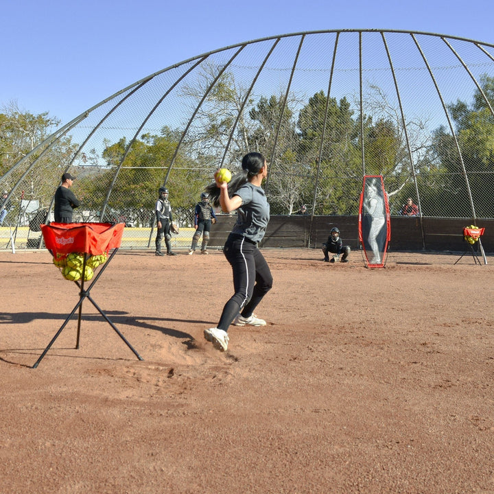 PlayGoSports.com Xman GoSports Baseball & Softball Xtraman Dummy Batter Pitching Training Mannequin - Practice Pitching Aid