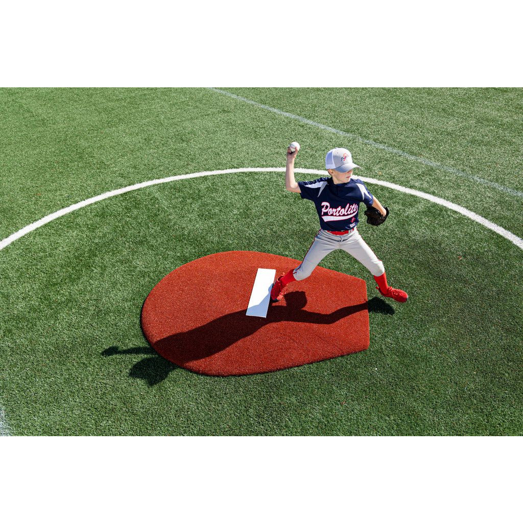 Portolite Baseball Pitching Mound 6" Oversized Stride Off Game Mound | Portolite