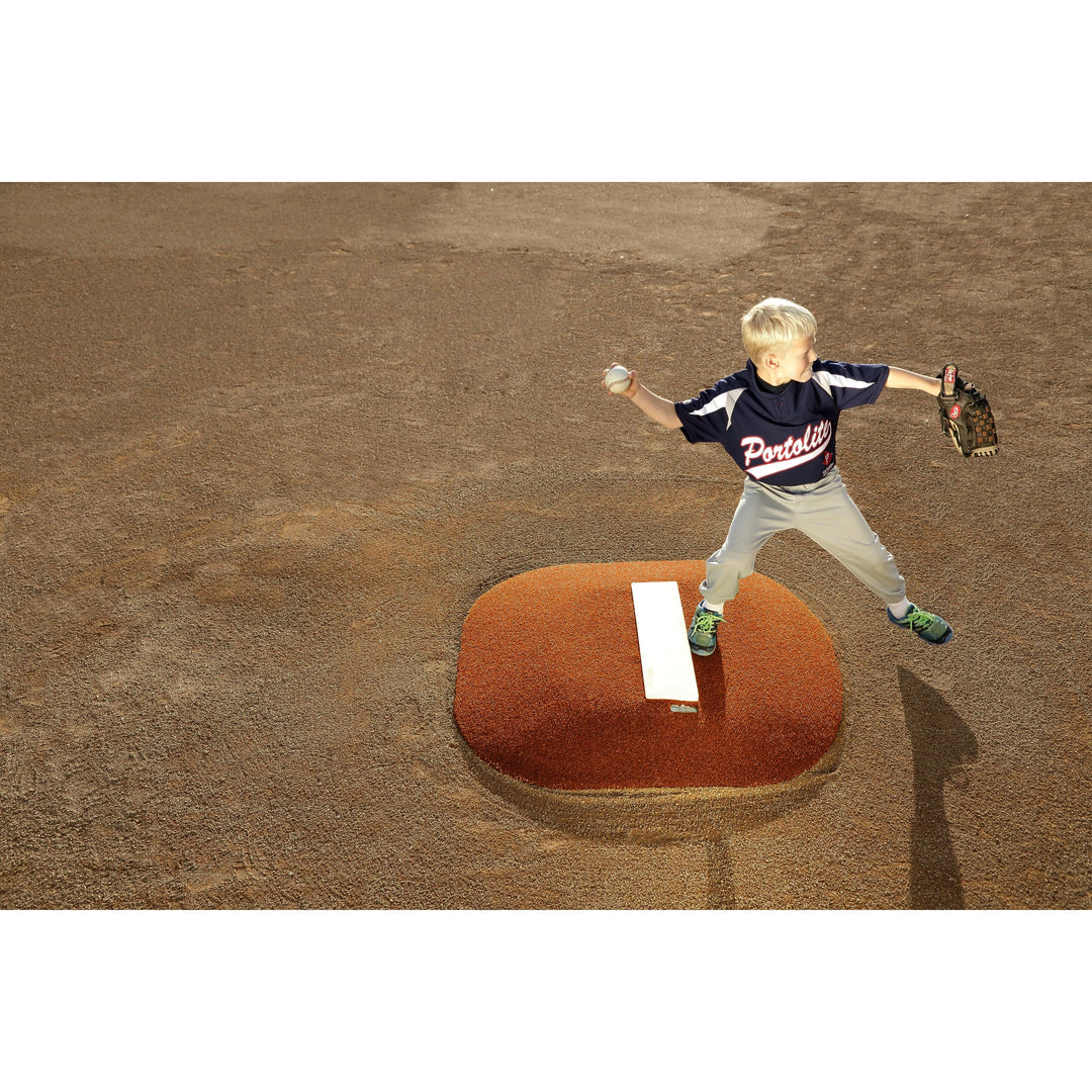 Portolite Baseball Pitching Mound Clay 4" Stride Off Game Mound | Portolite