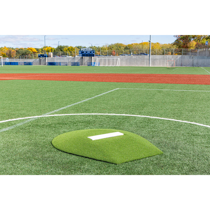 Portolite Baseball Pitching Mound Green 6" Oversized Stride Off Game Mound | Portolite