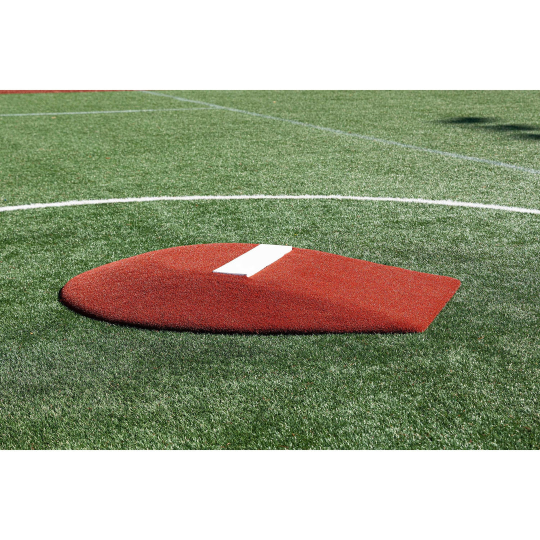 Portolite Baseball Pitching Mound Red 6" Standard Stride Off Game Mound | Portolite