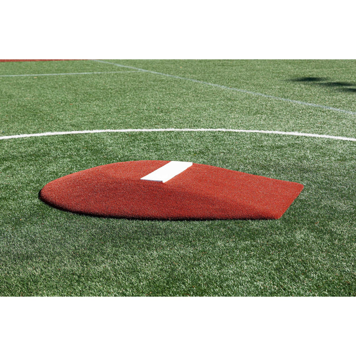 Portolite Baseball Pitching Mound Red 6" Standard Stride Off Game Mound | Portolite