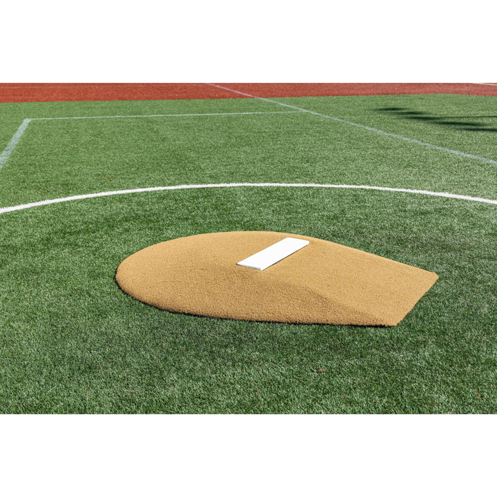 Portolite Baseball Pitching Mound Tan 6" Oversized Stride Off Game Mound | Portolite