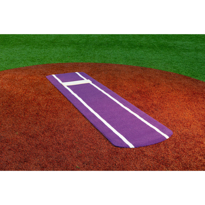 Portolite Softball Pitching Mat Purple Ultimate Spiked Practice Mat | Portolite