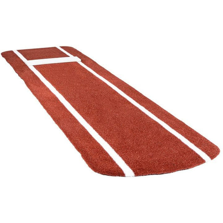 Portolite Softball Pitching Mat Red Practice Mat without Spikes | Portolite