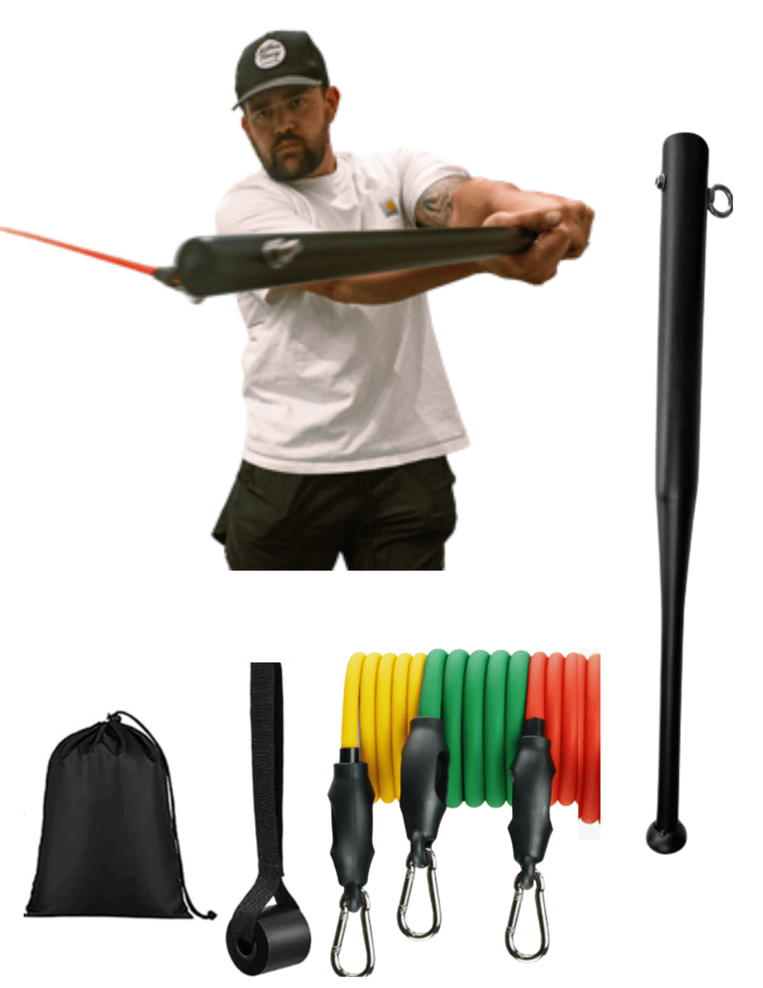 Power Swing Fitness Baseball Training Power Swing Original Kit - 1 Attachment Point -  Free Shipping Continental US