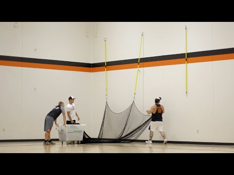 Beacon Athletics | Phantom™ Tensioned Indoor Batting Cage