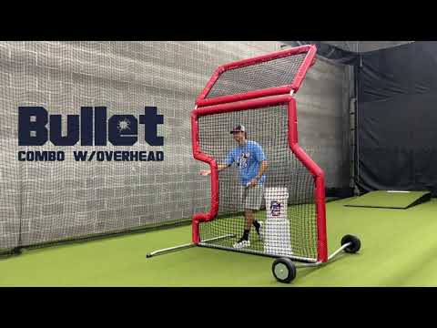 Bullet L Screen with Combo Overhead | Better Baseball