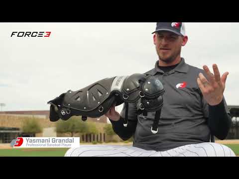 Catcher Shin Guards with DuPont™ Kevlar® | Force3 Pro Gear