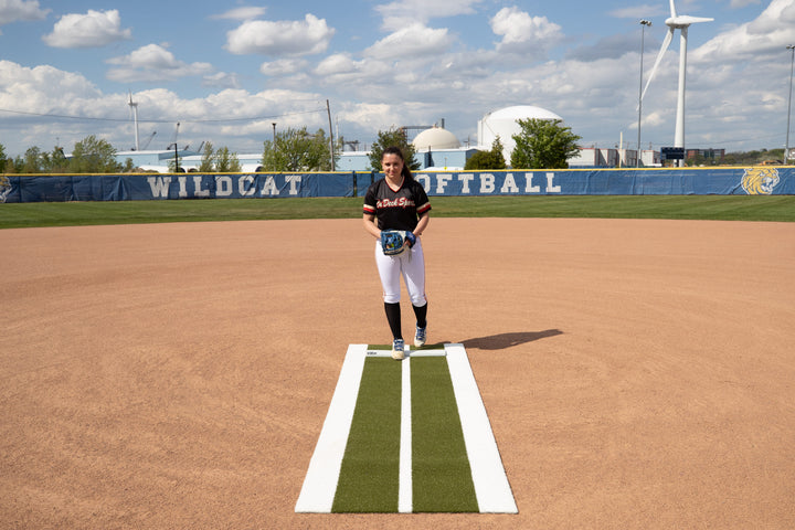 ProMounds Softball Pitching Mat Softball Pitching Mat Lane Pro | ProMounds