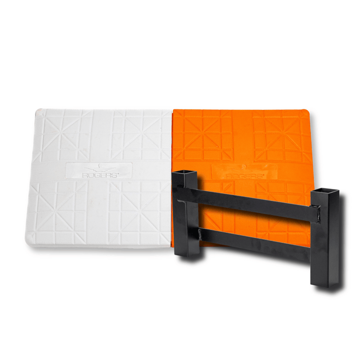 Rogers Field Equipment Pro-Style Double First Base - Orange | Rogers® Base Company