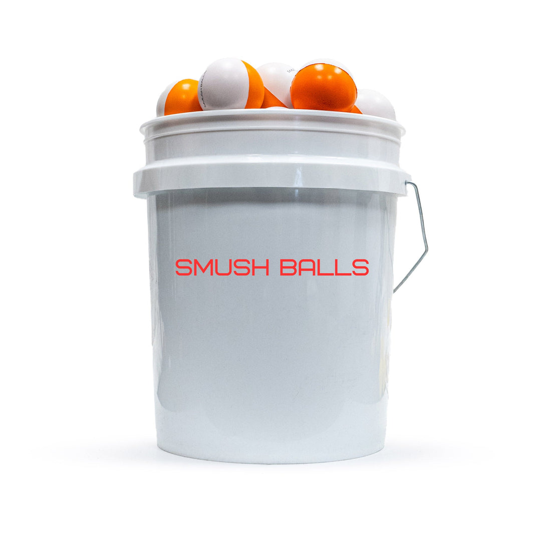 Smushballs Orange/White Split / 24 Coaches Bucket Bundle
