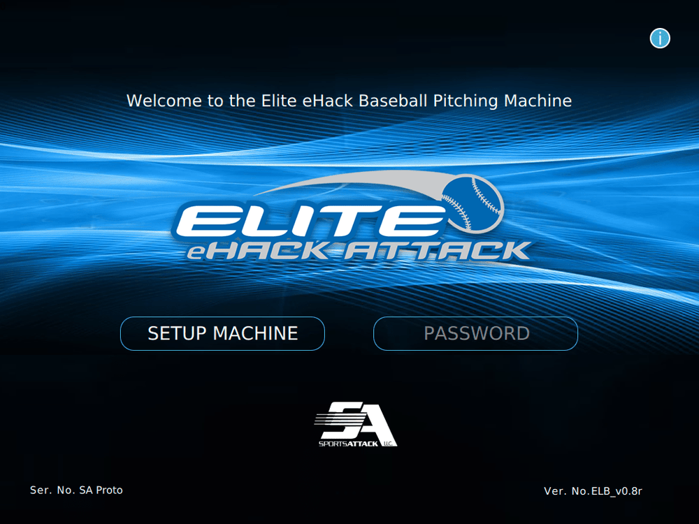 Sports Attack Pitching Machine Elite eHack Attack Baseball Pitching Machine | Sports Attack
