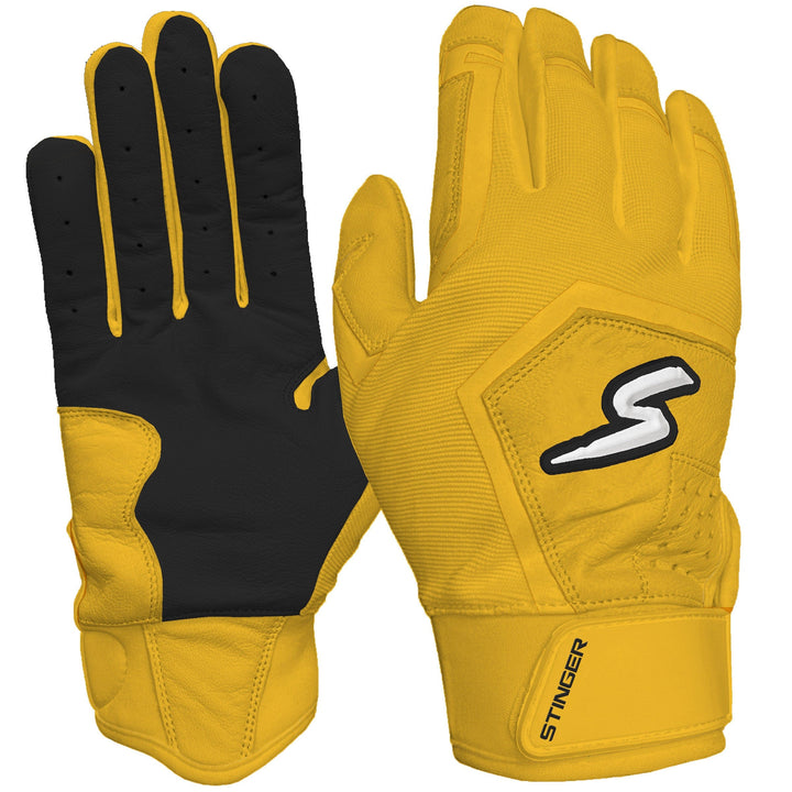 Stinger Sports Batting Gloves Color Crush Batting Gloves - Athletic Gold