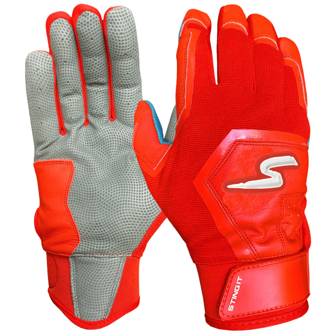 Stinger Sports Batting Gloves Color Crush Batting Gloves - Red