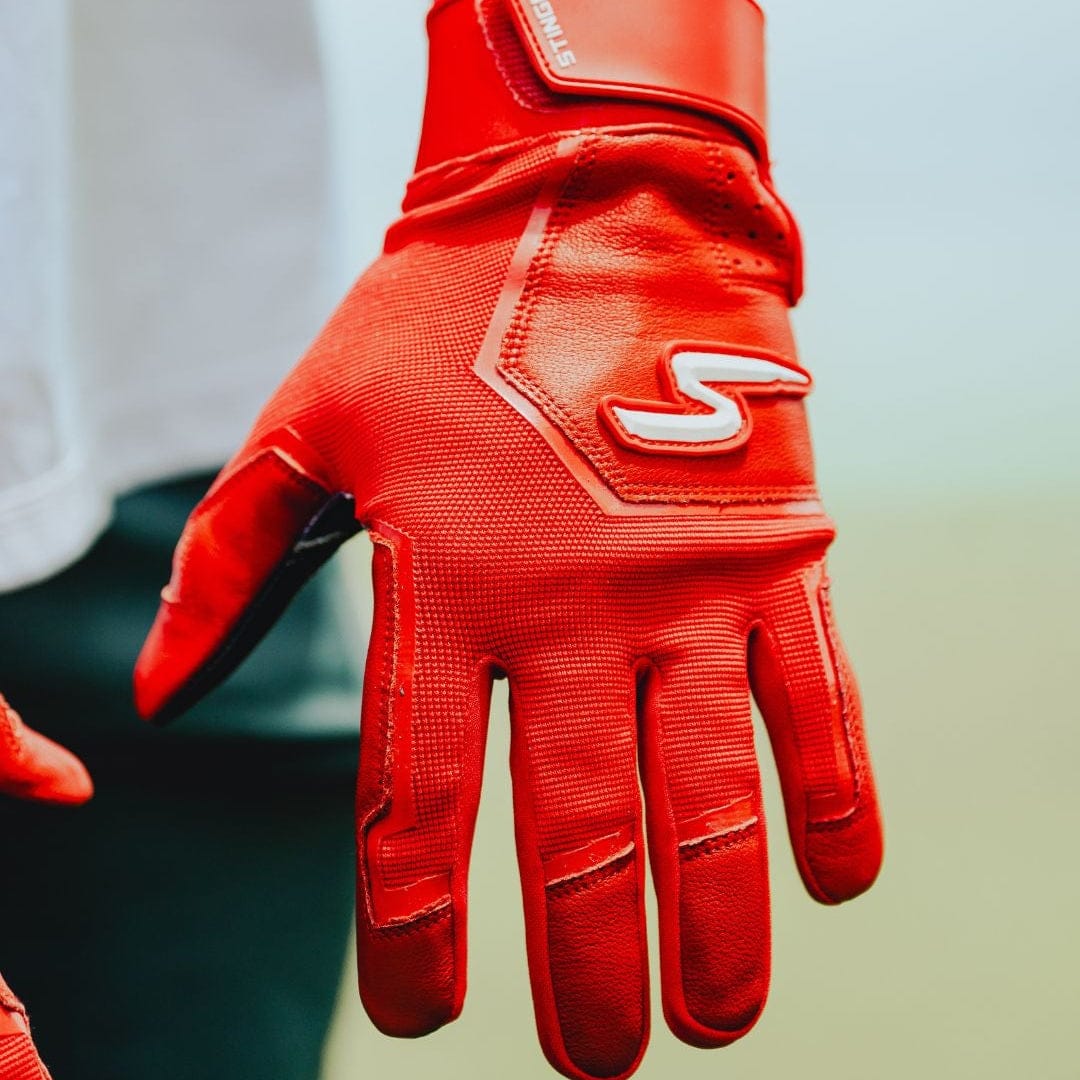 Stinger Sports Batting Gloves Color Crush Batting Gloves - Red