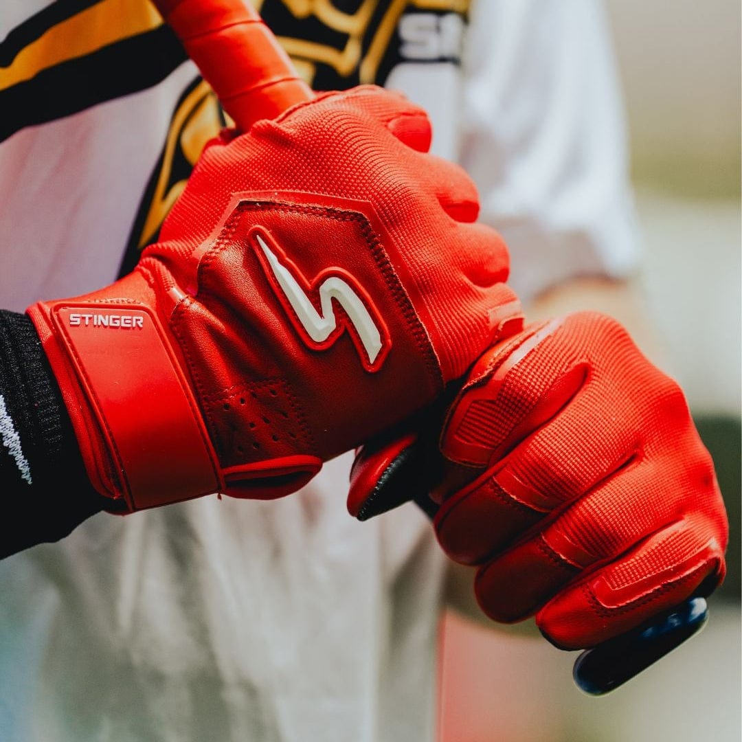 Stinger Sports Batting Gloves Color Crush Batting Gloves - Red