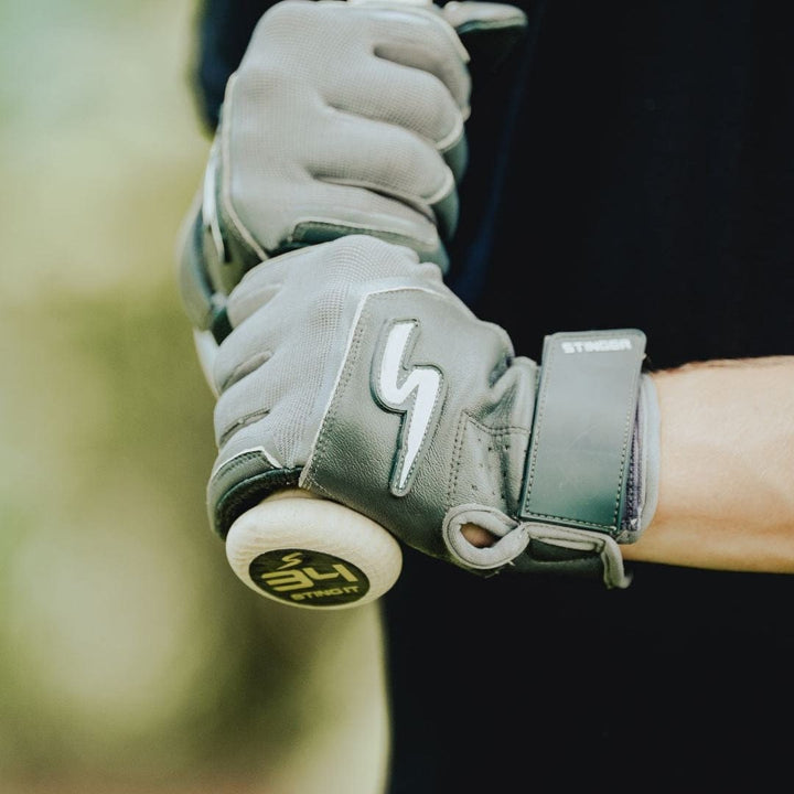 Stinger Sports Batting Gloves Color Crush Batting Gloves - Smoke Gray