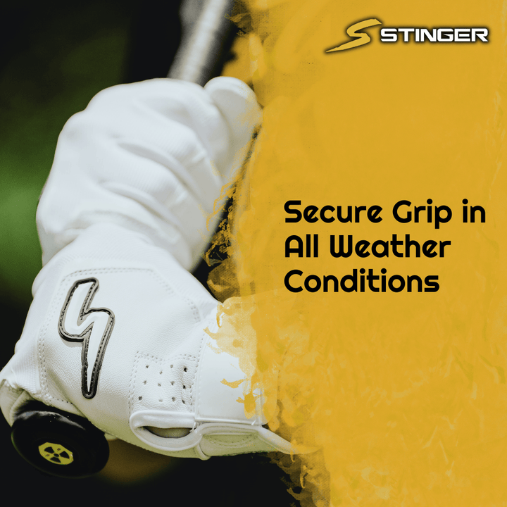 Stinger Sports Batting Gloves Sting Squad Batting Gloves - Black Out