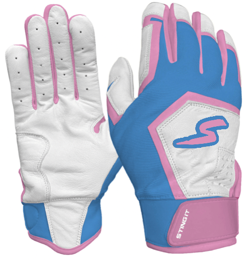 Stinger Sports Batting Gloves Sting Squad Batting Gloves - Cotton Candy