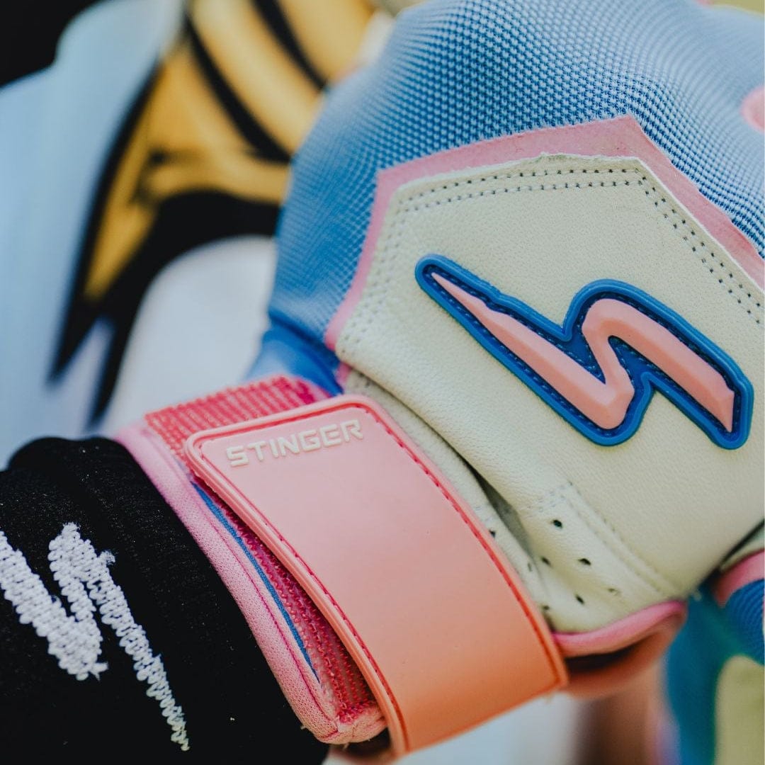 Stinger Sports Batting Gloves Sting Squad Batting Gloves - Cotton Candy