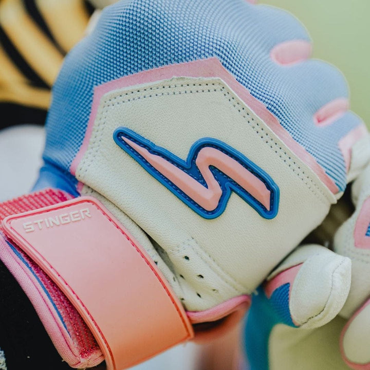 Stinger Sports Batting Gloves Sting Squad Batting Gloves - Cotton Candy