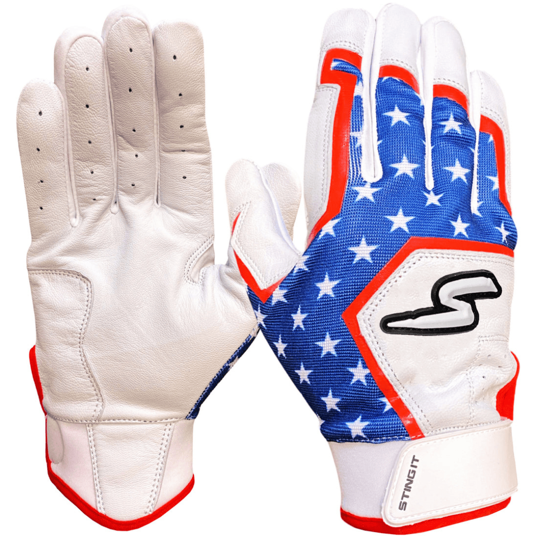 Stinger Sports Batting Gloves Sting Squad Batting Gloves - 'Merica USA