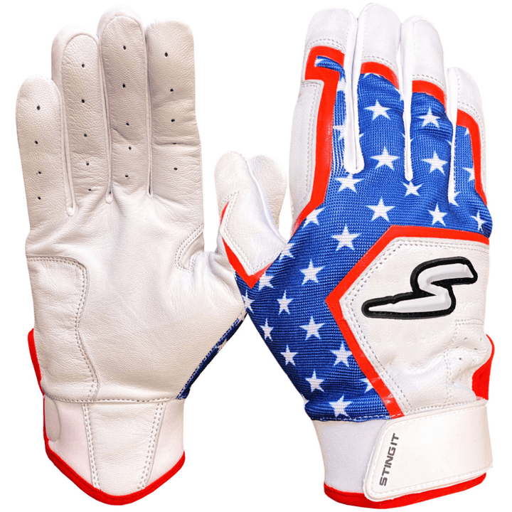 Stinger Sports Batting Gloves Sting Squad Batting Gloves - 'Merica USA
