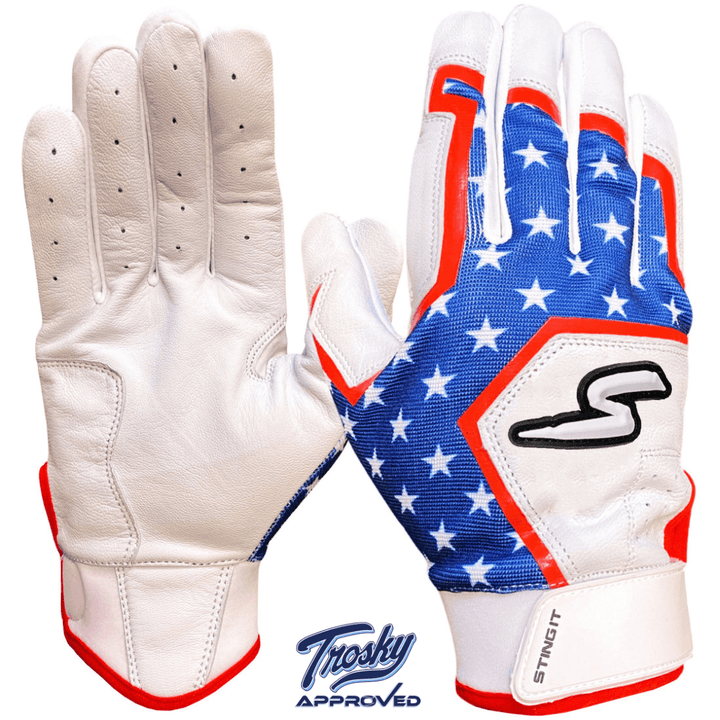 Stinger Sports Batting Gloves Sting Squad Batting Gloves - 'Merica USA