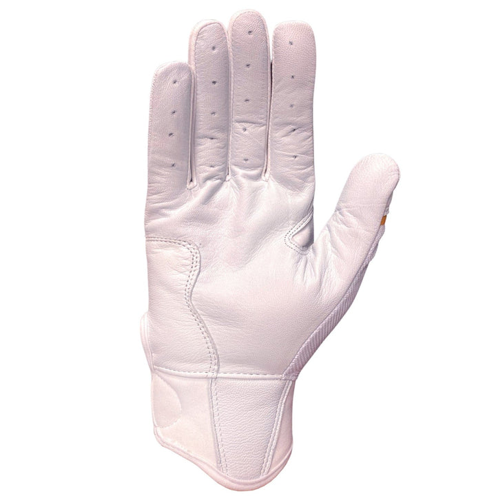 Stinger Sports Batting Gloves Sting Squad Batting Gloves - White & Gold Chrome