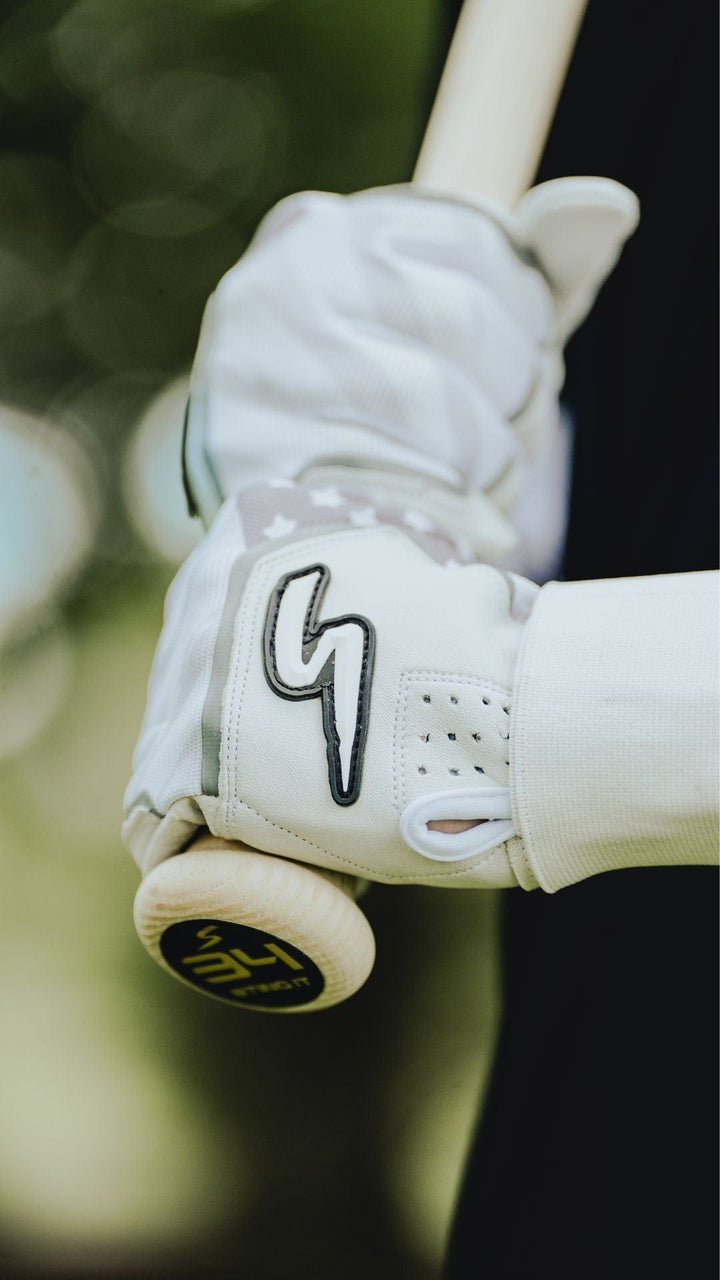 Stinger Sports Batting Gloves Sting Squad Batting Gloves - White Out
