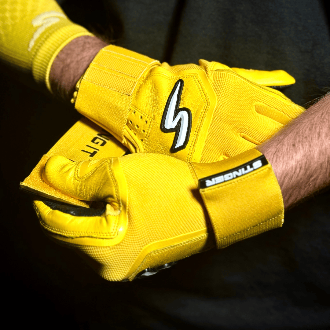 Stinger Sports Batting Gloves Winder Series Batting Gloves - Athletic Gold