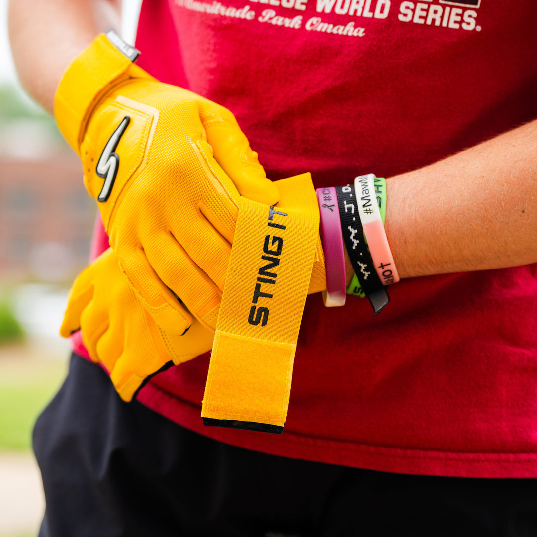 Stinger Sports Batting Gloves Winder Series Batting Gloves - Athletic Gold