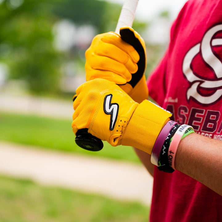 Stinger Sports Batting Gloves Winder Series Batting Gloves - Athletic Gold