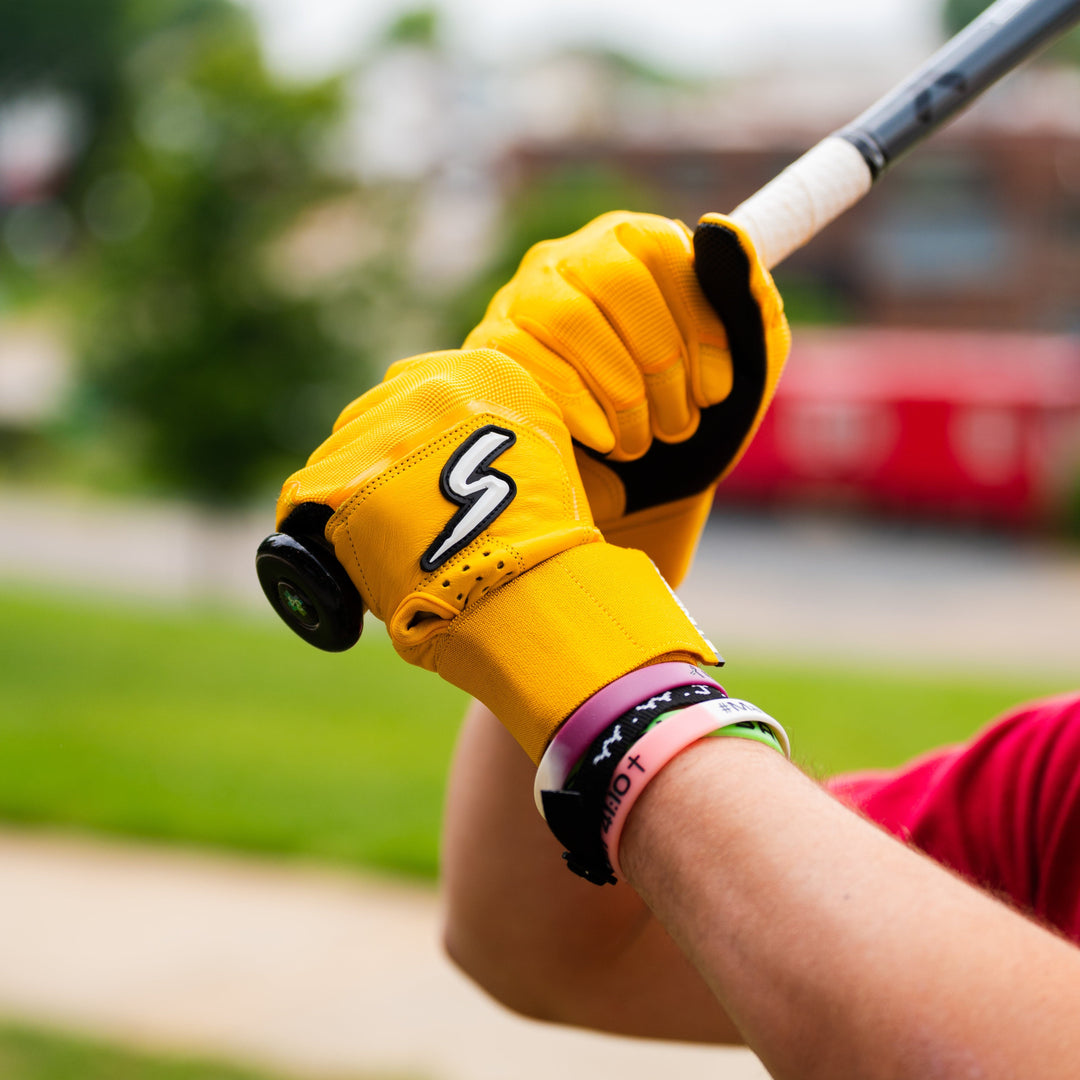 Stinger Sports Batting Gloves Winder Series Batting Gloves - Athletic Gold